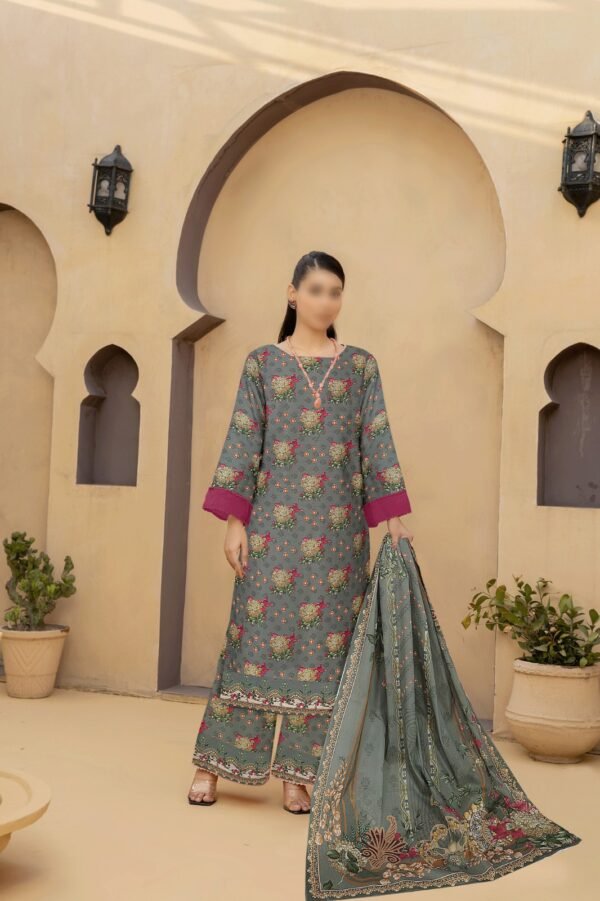 3pc Crystal Lawn- 512