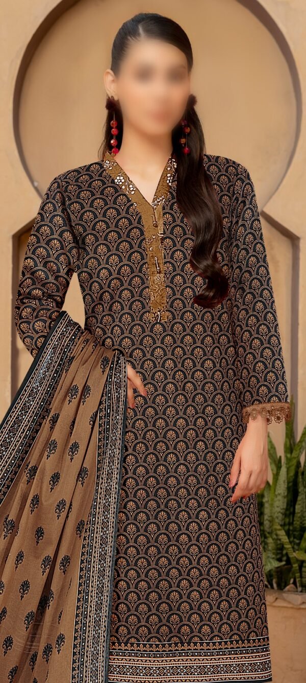 3pc Crystal Lawn-517 - Image 2