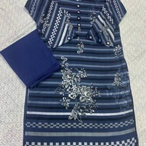 2pc Stitched Branded Dress-710