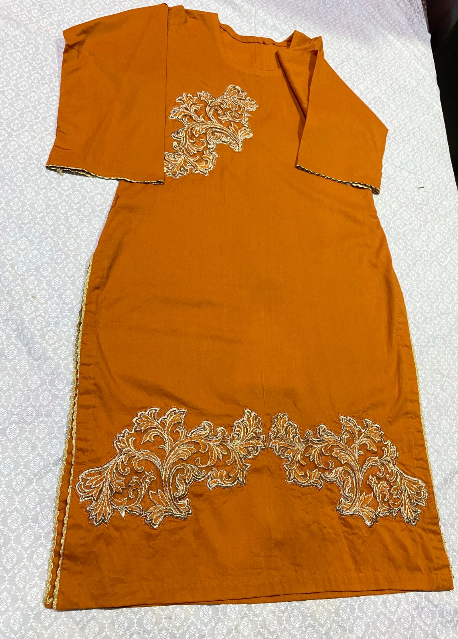 2 Pc Stitched Lawn Dress-711 - Image 4