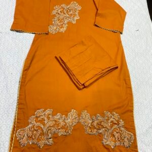 2 Pc Stitched Lawn Dress-711