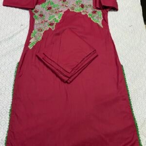 2pc Stitched lawn   Dress-709