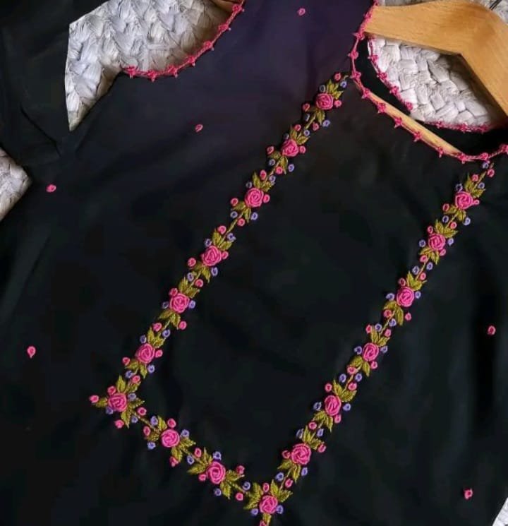 2 Pc Embroidery Dress