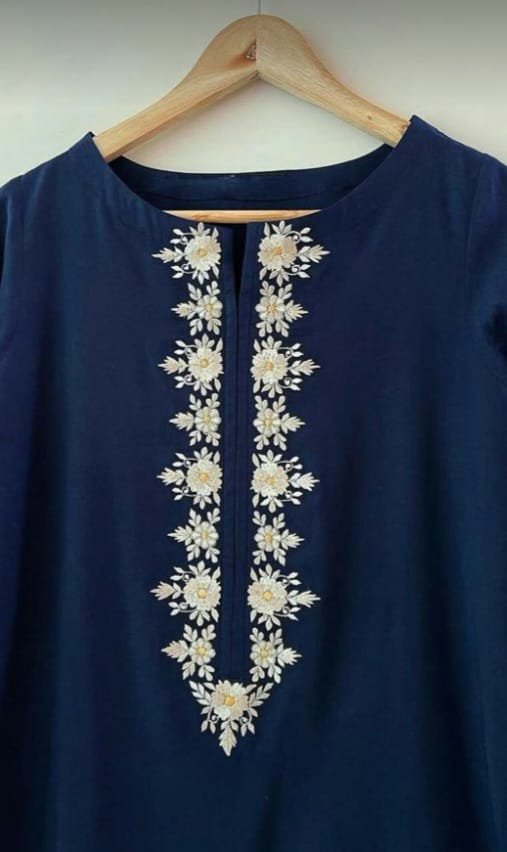 2 pc Embroidery Dress