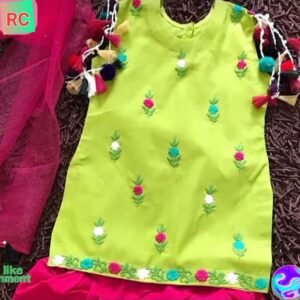 2 Pc embroidered  lawn dress