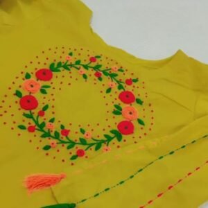 2 pc embroidery Dress