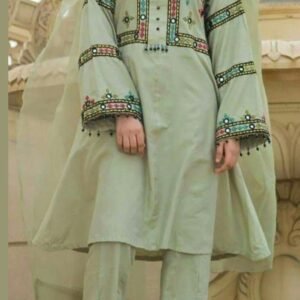 2 pc Embroidery Dress