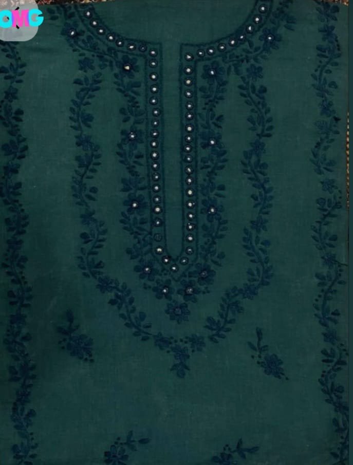 2 Pc embroidery with mirror work