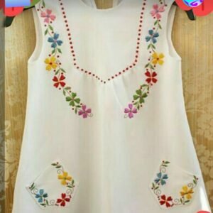 2 pc Embroidery frock