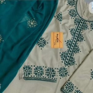 2 Pc Embroidery Dress