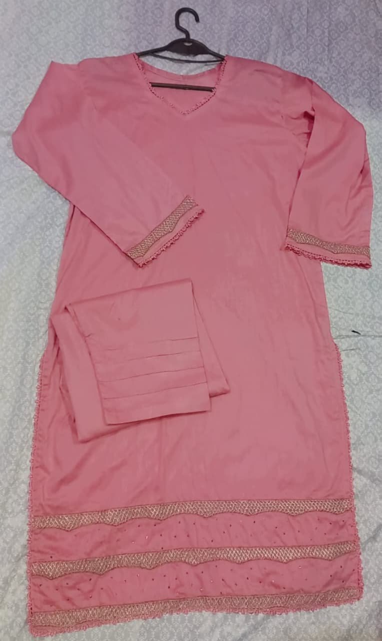 2 pc Stitched Lawn Dress-712